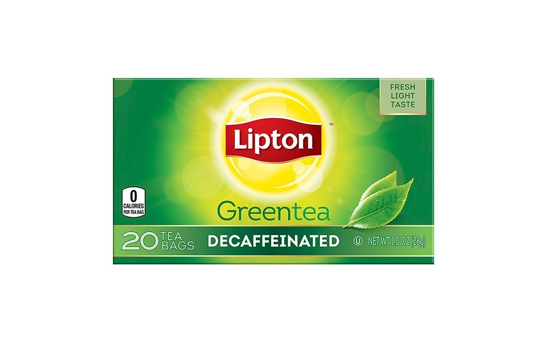 Lipton Green Tea Decaffeinated   Box  20 pcs